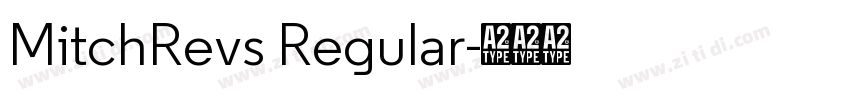 MitchRevs Regular字体转换 MitchRevs Regular字体转换